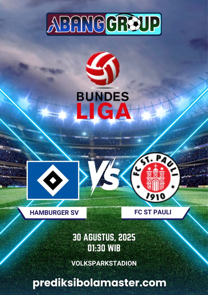 Prediksi Bola Hamburger SV vs FC St. Pauli 30 Agustus 2025 | prediksibolamaster