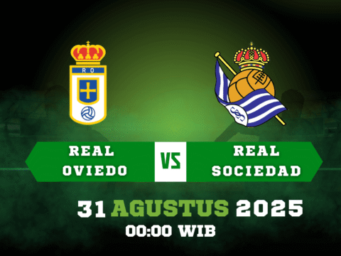 Prediksi Bola Real Oviedo vs Real Sociedad 31 Agustus 2025
