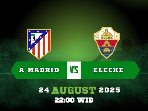 Prediksi Bola Atletico Madrid vs Elche 24 Agustus 2025 – Prediksibolamaster