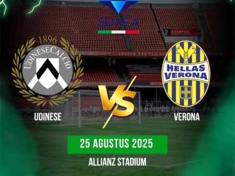 Prediksi Bola Udinese vs Verona 25 Agustus 2025 – Prediksibolamaster