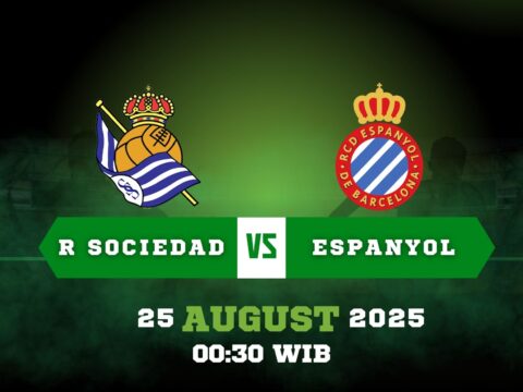 Prediksi Bola Real Sociedad vs Espanyol 25 Agustus 2025 – Prediksibolamaste