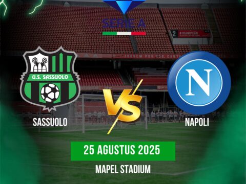 Prediksi Bola Sassuolo vs Napoli 25 Agustus 2025 – Prediksibolamaster