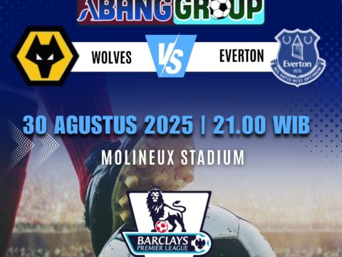 Prediksi skor Wolves vs Everton 30 Ags 2025. Dapatkan analisis laga, H2H & tips taruhan terbaik dari prediksibolamaster untuk laga sengit ini.