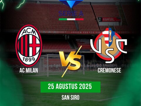 Prediksi Bola AC Milan vs Cremonese 25 Agustus 2025 – Prediksibolamaster
