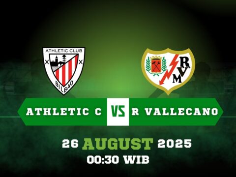 Prediksi Bola Athletic Club vs Rayo Vallecano 26 Agustus 2025 – Prediksibolamaster
