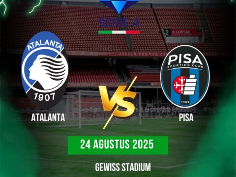 Prediksi Bola Atalanta vs Pisa 24 Agustus 2025 – Prediksibolamaster
