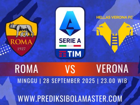 Prediksi Bola AS Roma vs Verona 28 September 2025 – prediksibolamaster