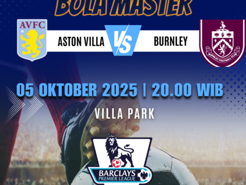 Prediksi Bola Aston Villa vs Burnley 05 Oktober 2025 – prediksibolamaster