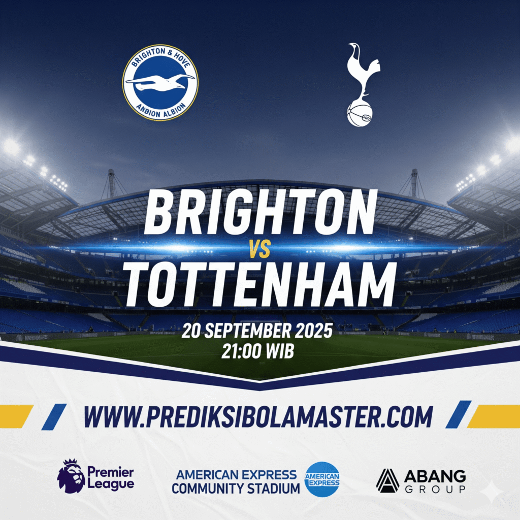 Prediksi Bola Brighton vs Tottenham 20 September 2025