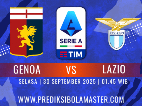 Prediksi Bola Genoa vs Lazio 30 September 2025 – prediksibolamaster