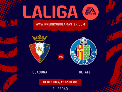 Prediksi Bola Osasuna vs Getafe 4 Oktober 2025 – prediksibolamaster