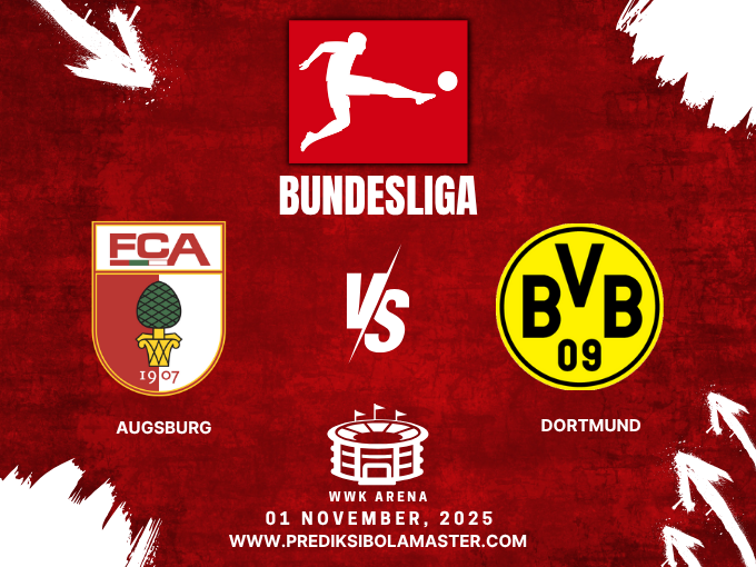 Prediksi Bola Augsburg vs Dortmund 1 November 2025