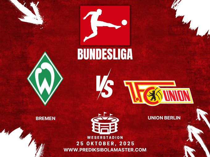 Prediksi Bola Bremen vs Union Berlin 25 Oktober 2025 – prediksibolamaster