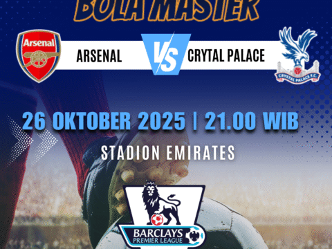 Prediksi Bola Arsenal vs Crystal Palace 26 Oktober 2025