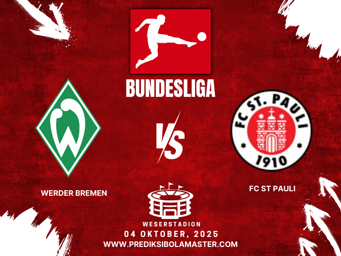 Prediksi Bola Werder Bremen vs St Pauli 04 Oktober 2025