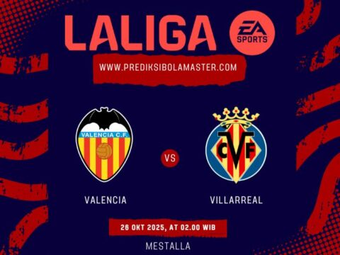 Prediksi Valencia vs Villarreal 26 Oktober 2025 – Analisis Lengkap dari PrediksiBolaMaster
