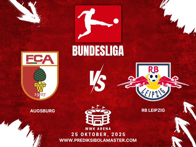 Prediksi Bola Augsburg vs RB Leipzig 25 Oktober 2025 – prediksibolamaster