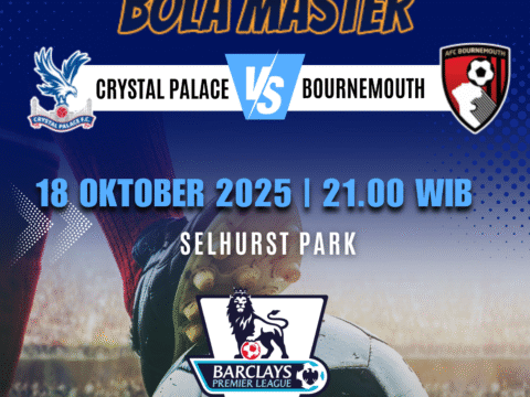 Prediksi Bola Crystal Palace vs Bournemouth 18 Oktober 2025 – Analisis Akurat dari prediksibolamaster