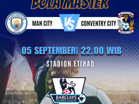 Prediksi Man City vs Coventry City 05 September 2026