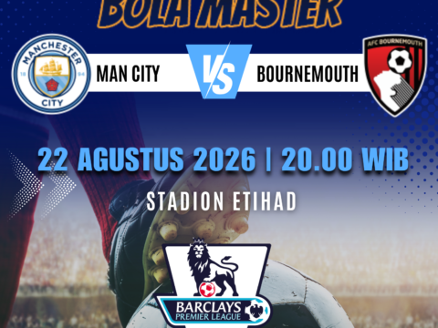 Prediksi Manchester City vs Bournemouth 23 Agustus 2026