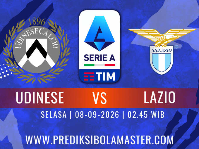 Prediksi Udinese vs Lazio 08 September 2026