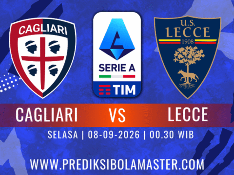 Prediksi Cagliari vs Lecce 08 September 2026